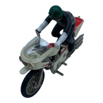 ポピー ミニミニサイクロン号 フィギュア No.750 1/26 右腕欠損・マフラー欠品・バイクスタンド歪み有 @ 仮面ライダー