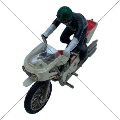 ポピー ミニミニサイクロン号 フィギュア No.750 1/26 右腕欠損・マフラー欠品・バイクスタンド歪み有 @ 仮面ライダー
