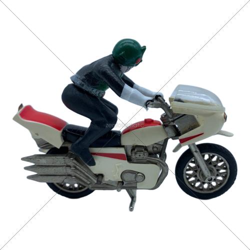 ポピー ミニミニサイクロン号 フィギュア No.750 1/26 右腕欠損・マフラー欠品・バイクスタンド歪み有 @ 仮面ライダー