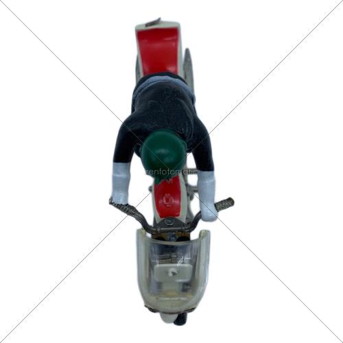 ポピー ミニミニサイクロン号 フィギュア No.750 1/26 右腕欠損・マフラー欠品・バイクスタンド歪み有 @ 仮面ライダー