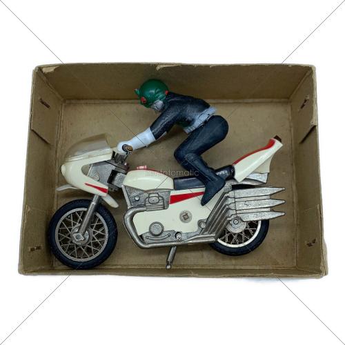 ポピー ミニミニサイクロン号 フィギュア No.750 1/26 右腕欠損・マフラー欠品・バイクスタンド歪み有 @ 仮面ライダー