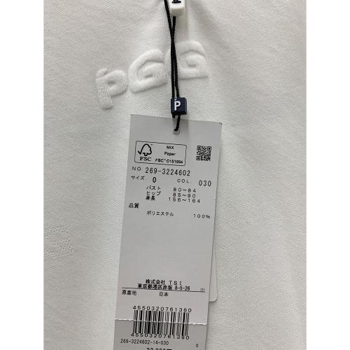 PGG (ピージージー) ワンピース ゴルフウェア(トップス) 269-3224602 レディース SIZE 0 ホワイト