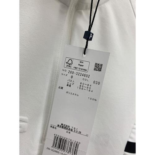 PGG (ピージージー) ゴルフウェア(トップス) 269-3224602 レディース SIZE 0 ホワイト