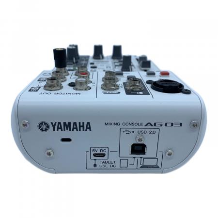 YAMAHA (ヤマハ) ミキシングコンソール AG03 DLコード付｜トレファクONLINE