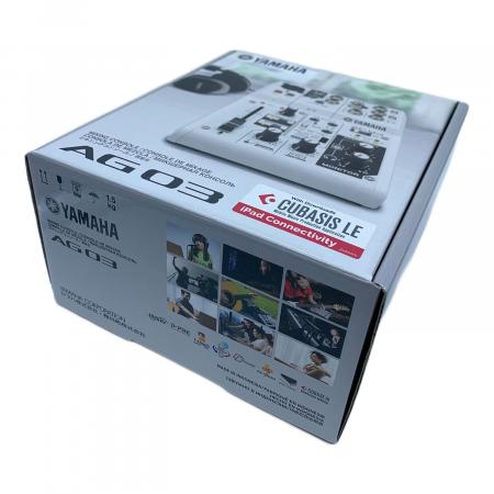 YAMAHA (ヤマハ) ミキシングコンソール AG03 DLコード付｜トレファクONLINE