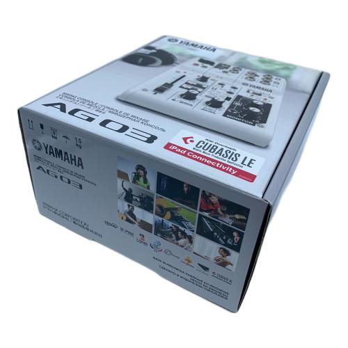 YAMAHA (ヤマハ) ミキシングコンソール AG03 DLコード付