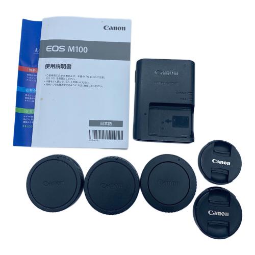 CANON (キヤノン) ミラーレス一眼レフカメラ EOS M100 本体キズ・使用感有 動作確認済み