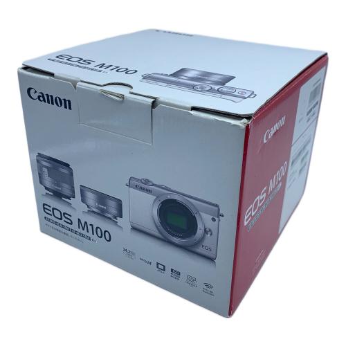 CANON (キヤノン) ミラーレス一眼レフカメラ EOS M100 本体キズ・使用感有 動作確認済み