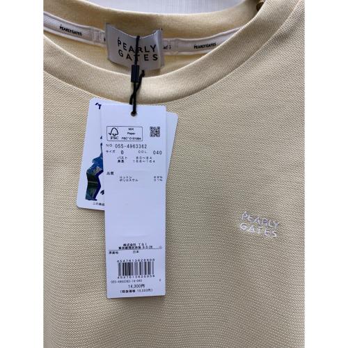 PEARLY GATES (パーリーゲイツ) ゴルフウェア(トップス) 005-4963362 レディース SIZE 0 ベージュ