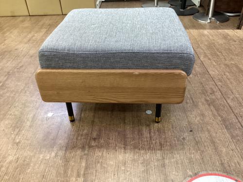 Meuble (モーブル) ソファ用スツール グレー×ナチュラル