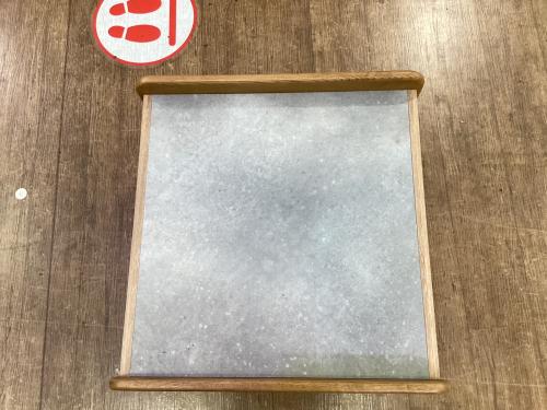 Meuble (モーブル) ソファ用スツール グレー×ナチュラル