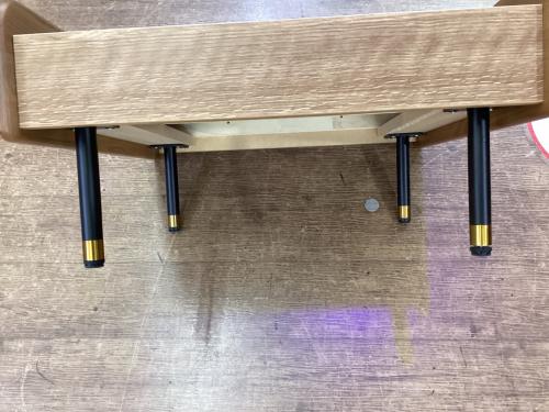 Meuble (モーブル) ソファ用スツール グレー×ナチュラル
