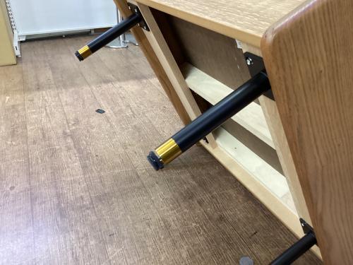 Meuble (モーブル) ソファ用スツール グレー×ナチュラル