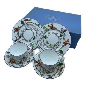 Wedgwood (ウェッジウッド) カップ&ソーサー&ケーキプレート ハンティングシーン