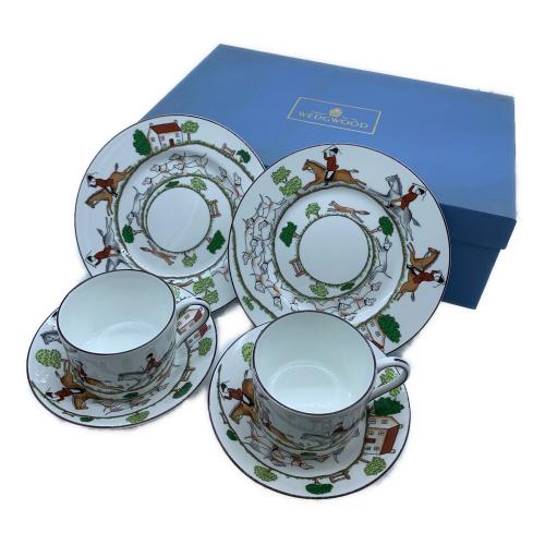 Wedgwood (ウェッジウッド) カップ&ソーサー&ケーキプレート ハンティングシーン
