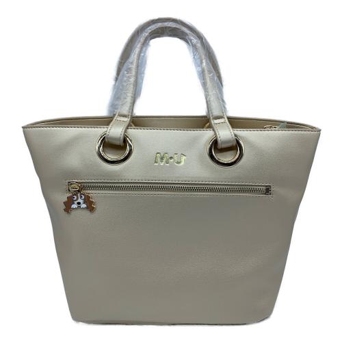 M U SPORTS (エムユースポーツ) ハンドバッグ 703U2056 ベージュ