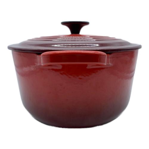 LE CREUSET (ルクルーゼ) 両手鍋 SIZE 27cm レッド ココット・オーバル