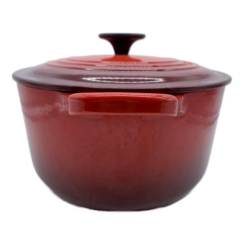 LE CREUSET (ルクルーゼ) 両手鍋 SIZE 27cm レッド ココット・オーバル