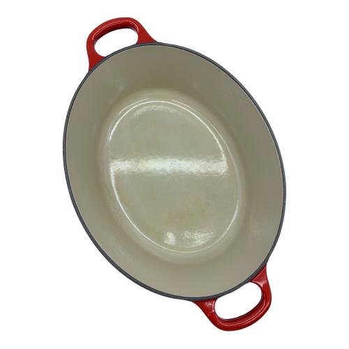 LE CREUSET (ルクルーゼ) 両手鍋 SIZE 27cm レッド ココット・オーバル