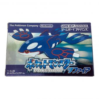 Nintendo (ニンテンドー) ポケットモンスター サファイア ゲームボーイアドバンス用ソフト