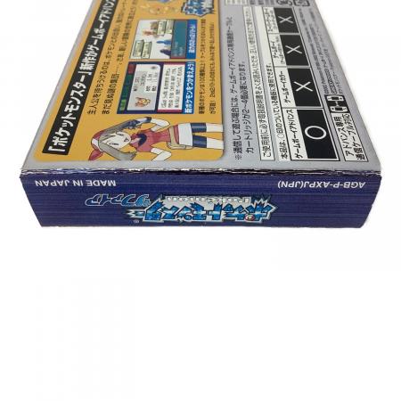 Nintendo (ニンテンドー) ポケットモンスター サファイア ゲームボーイ