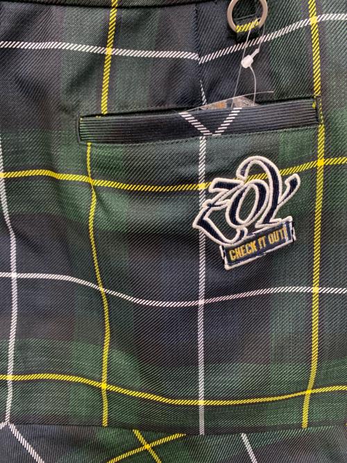 ZOY (ソーイ) ゴルフウェア(スカート) 071614302 レディース SIZE M グリーン×イエロー