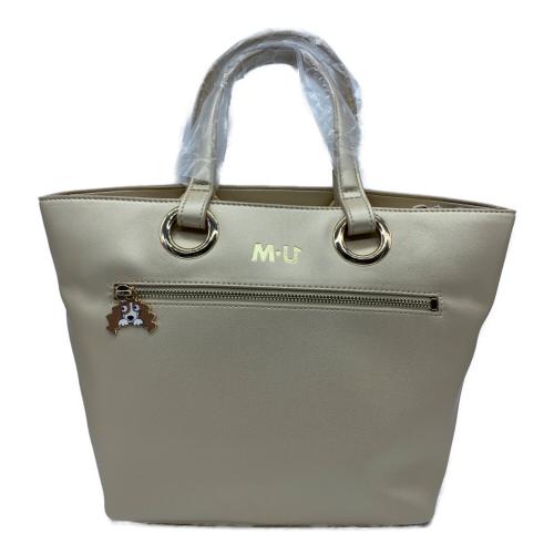 M U SPORTS (エムユースポーツ) ハンドバッグ 703U2056 ベージュ
