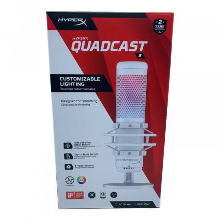 HYPERX (ハイパーエックス) QUADCAST S コンデンサーマイク HXR-MIQ1S