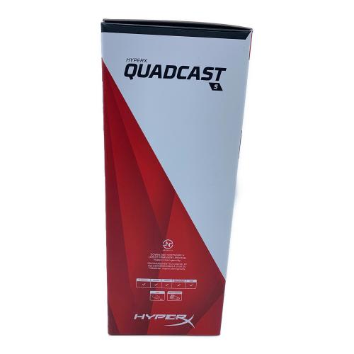 HYPERX (ハイパーエックス) QUADCAST S コンデンサーマイク HXR-MIQ1S-XX-WT
