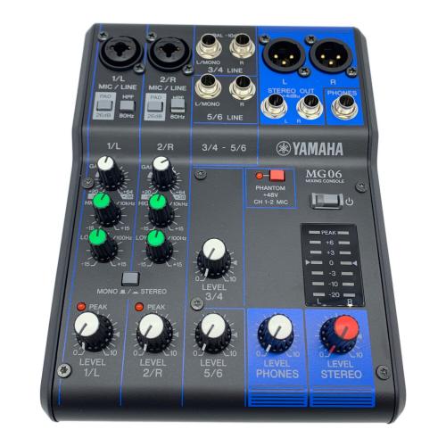 YAMAHA (ヤマハ) ミキシングコンソール MG06 取扱説明書欠品