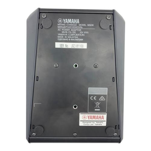 YAMAHA (ヤマハ) ミキシングコンソール MG06 取扱説明書欠品