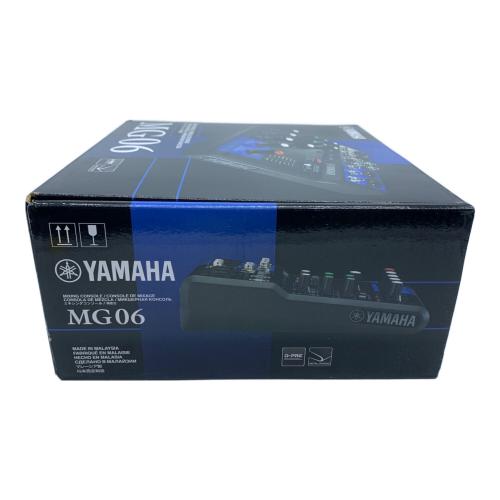 YAMAHA (ヤマハ) ミキシングコンソール MG06 取扱説明書欠品