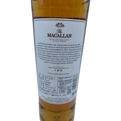マッカラン (MACALLAN) ダブルカスク スコッチウィスキー 12年 700ml