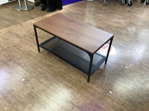 IKEA (イケア) センターテーブル ブラック×ダークブラウン フィエルボ