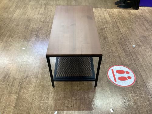 IKEA (イケア) センターテーブル ブラック×ダークブラウン フィエルボ