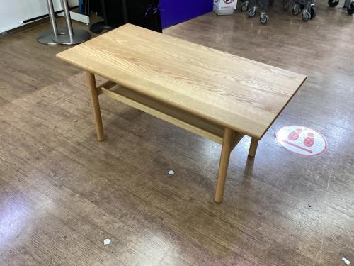 ACTUS (アクタス) ソファテーブル 幅:約110㎝ ナチュラル LODGE SOFA TABLE