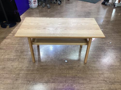 ACTUS (アクタス) ソファテーブル 幅:約110㎝ ナチュラル LODGE SOFA TABLE