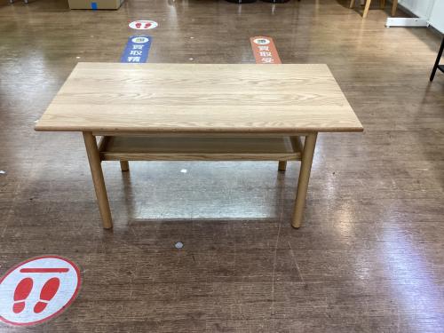 ACTUS (アクタス) ソファテーブル 幅:約110㎝ ナチュラル LODGE SOFA TABLE