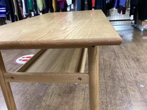 ACTUS (アクタス) ソファテーブル 幅:約110㎝ ナチュラル LODGE SOFA TABLE