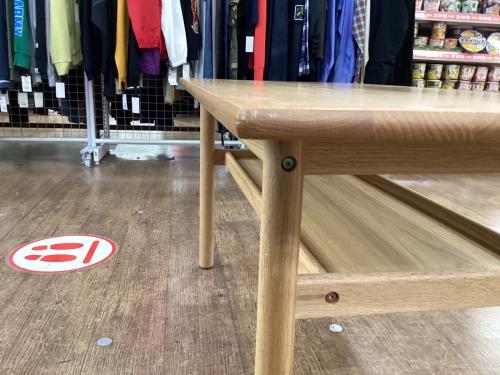 ACTUS (アクタス) ソファテーブル 幅:約110㎝ ナチュラル LODGE SOFA TABLE
