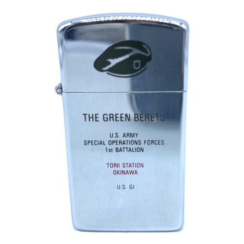 ZIPPO (ジッポ) オイルライター 1977年製 THE GREEN BERETS USA製
