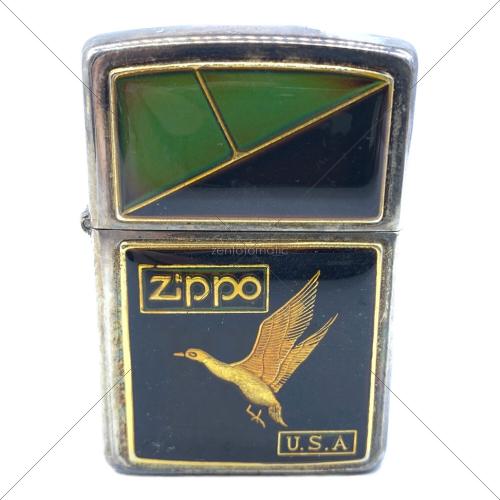 ZIPPO (ジッポ) オイルライター 1996年製 鶴 USA製