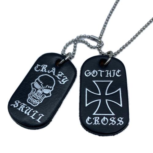 ZIPPO (ジッポ) オイルライター 1999年製 GOTHIC CROSS ドックタグ付 USA製