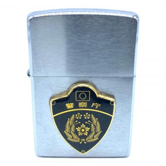 ZIPPO (ジッポ) オイルライター 2005年製 警視庁エンブレムバッチ付