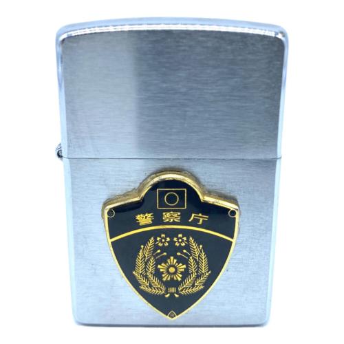 ZIPPO (ジッポ) オイルライター 2005年製 警視庁エンブレムバッチ付