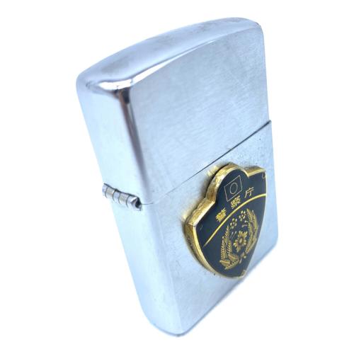 ZIPPO (ジッポ) オイルライター 2005年製 警視庁エンブレムバッチ付
