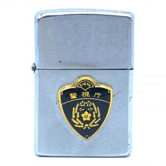 ZIPPO (ジッポ) オイルライター 1974年製 警視庁エンブレムバッチ付
