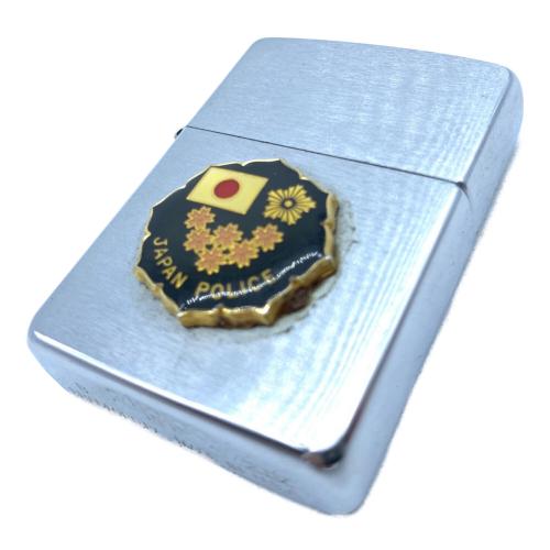 ZIPPO (ジッポ) オイルライター 1998年製 日本警察バッチ付