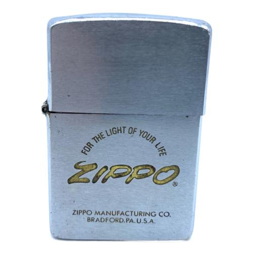 ZIPPO (ジッポ) オイルライター 1982年製 九州管区警察学校バッチ付