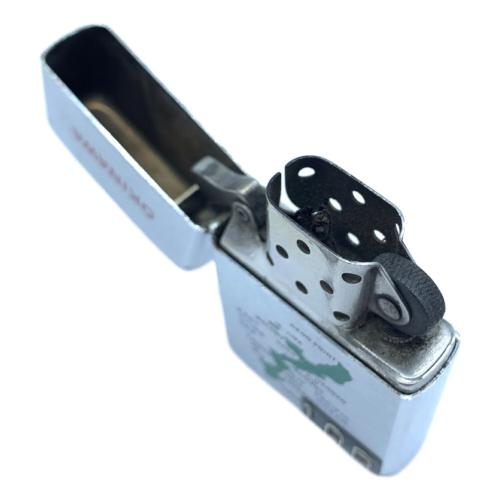 ZIPPO (ジッポ) オイルライター 1981年製 OKINAWA周辺マップ バッチ付属